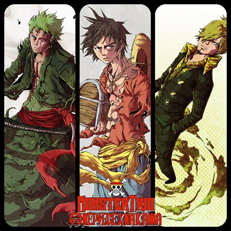 Monster Trio by OnePieceXNakama on DeviantArt