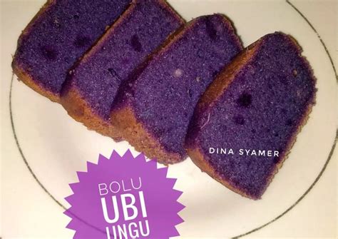 Resep Bolu Ubi Ungu Oleh Dina Syamer Syofia Resep Resep Ubi Makanan