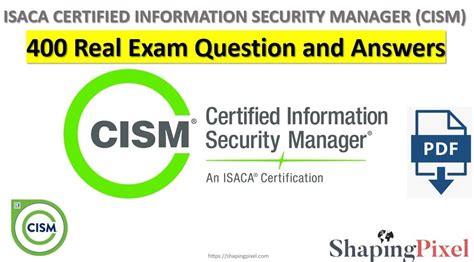 Isaca CISM Exam PDF PACK 2