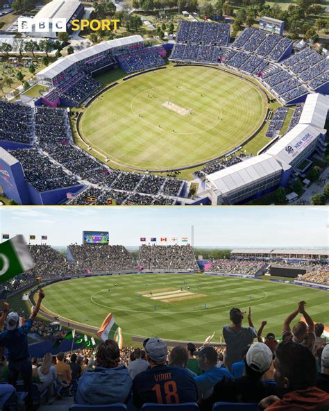 The Icc Has Released A Visualisation Of The Nassau County International Cricket Stadium Which