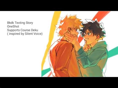 Supports Course Deku X Pro Hero Katsuki Bkdk Texting Story Oneshot