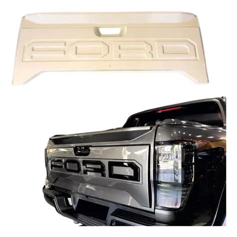 Aplique Tampa Traseira Sem Pintura Ford Ranger 2013 A 2023