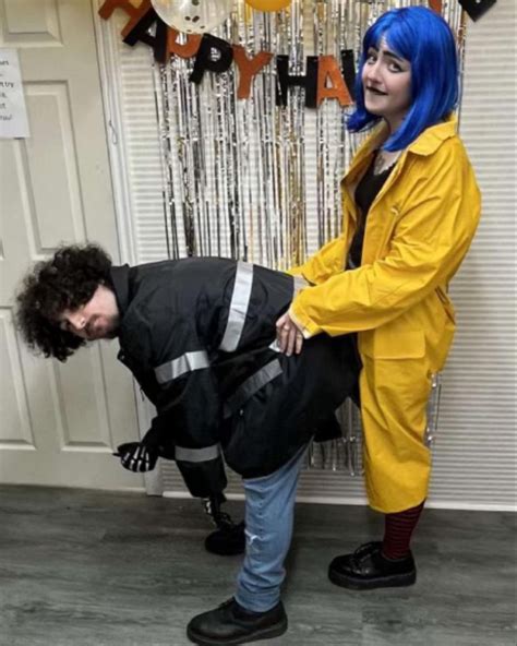 Coraline And Wybie Couple Costume