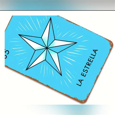 Art | La Estrella The Star Loteria Mexican Bingo | Poshmark