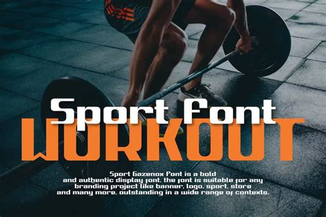 Sport Gazenox Font Freedafonts