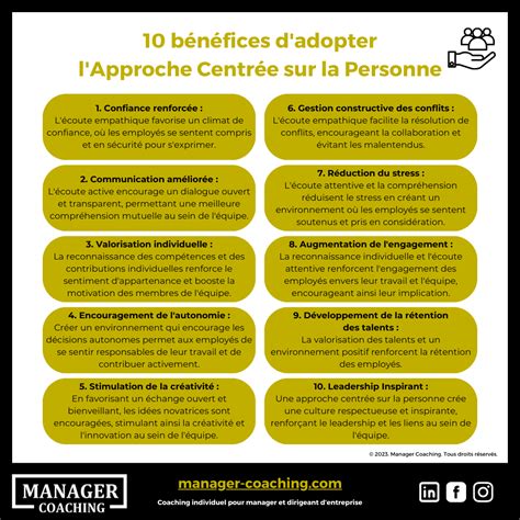 Manager Coaching Quest ce que lApproche Centrée sur la Personne