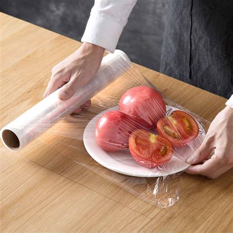 Plastic Food Wrap 30cm X 20 Meters Food Grade Plastic Wrap Cling Wrap