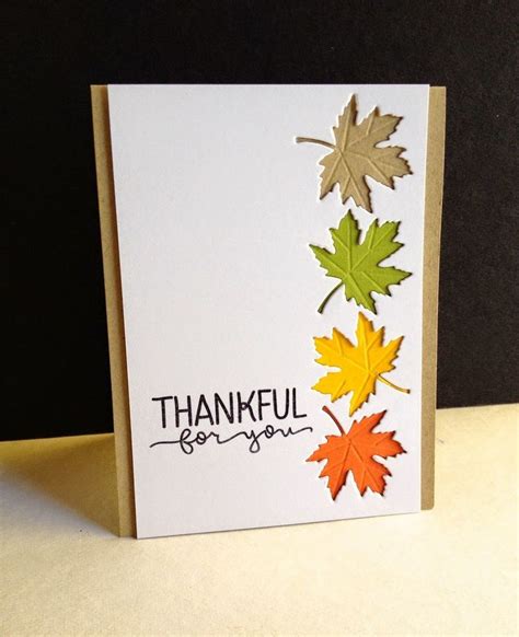 Sweet And Simple DIY Thanksgiving Cards Design 7 Diy Thanksgiving