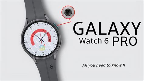 Samsung Galaxy Watch 6 Pro - Release Date, Price, Specifications ...