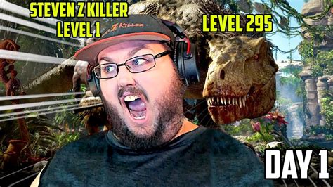 Crazy Fun And Scary Openworld Game 1st Day In Ark Survival Evolved