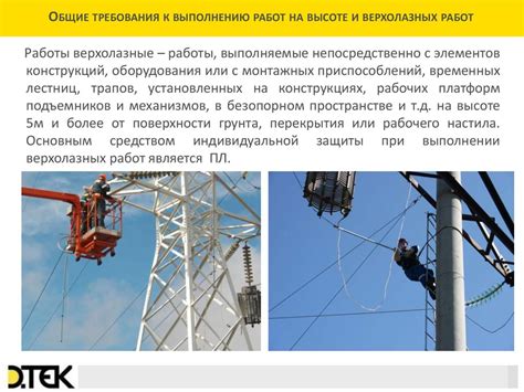 Верхолазные работы и работы на высоте - презентация онлайн