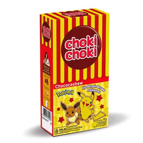 Jual Choki Choki Cashew Pokemon GT Box Isi 20pc 10gr Chokichoki