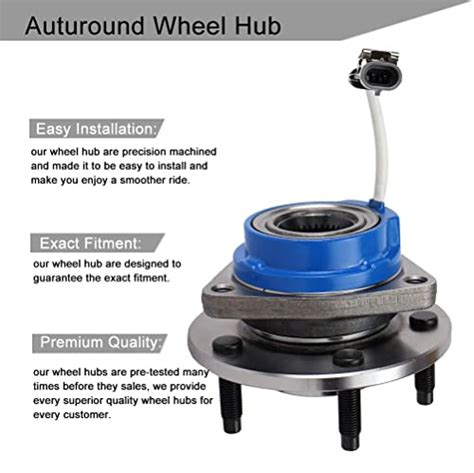 Autoround Front Wheel Hub And Bearing Assembly Fit For Chevy