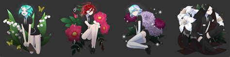 Phosphophyllite Diamond Cinnabar And Bort Houseki No Kuni Drawn By Fuwafuwa Tamagotoji