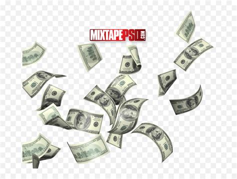 Money Falling Silhouette