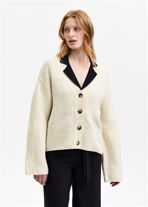 Selected Femme Slffry Ls Knit Cardigan W Julia Hultgren