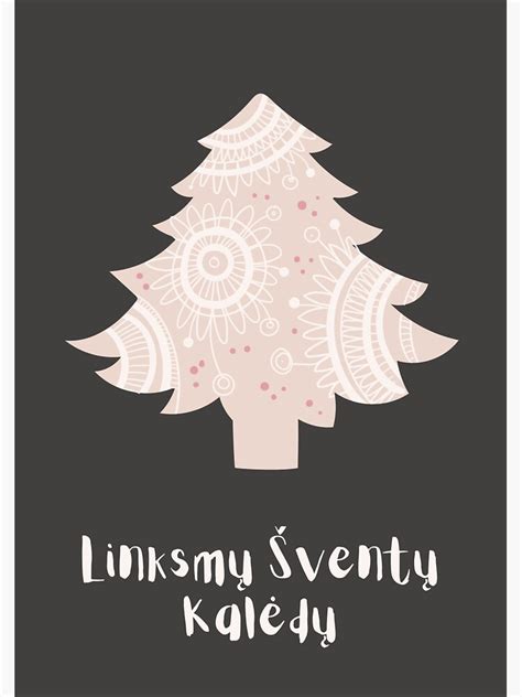 "Linksmų Šventų Kalėdų! Merry Christmas in Lithuanian, Happy Christmas ...