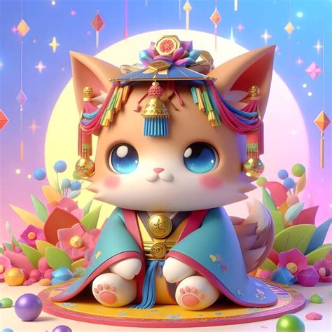 Premium Photo | 3D render of a cute Zokor Animal with colorful background
