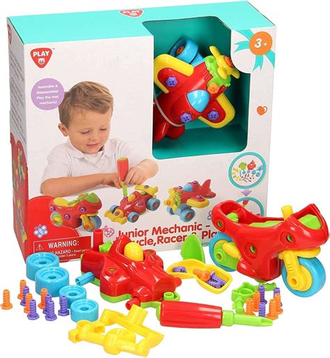 Playgo Junior Mechanic 3 Pack Toys And Games