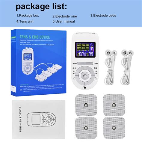 Portable Intelligent Tens Unit Ems Muscle Stimulator For Pain Relief