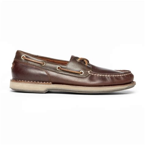 Rockport Boat Shoes Mens South Africa - Rockport Perth Brown