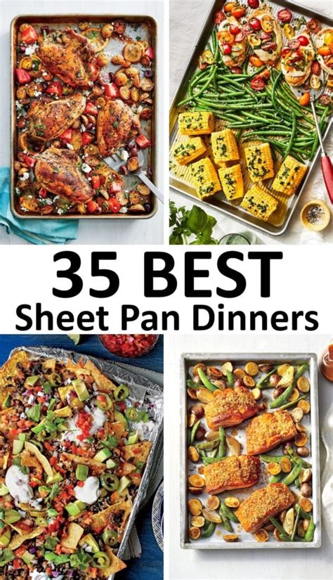 Easy Sheet Pan Dinners The Best Homemade Recipes