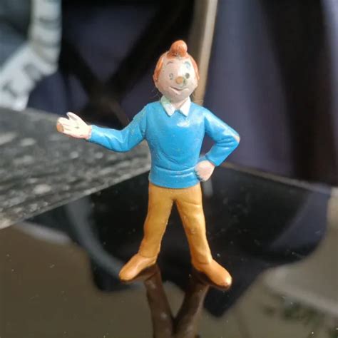 Figurine Pvc Belvison Esso Tintin Kuifje Herge Tintin Saluant