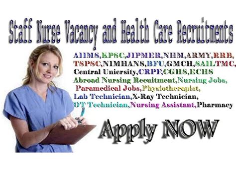 Staff Nurse Vacancy Government Nursing Recruitment For B Sc GNM Jobs