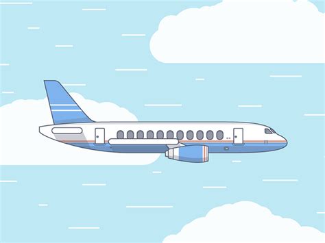 Plane | Cartoon Plane Illustration