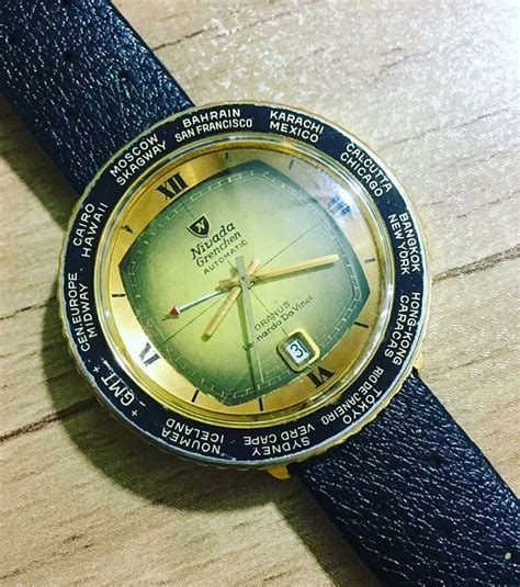 Classic Watch En Instagram Nivada Leonardo Da Vinchi World Time 1965