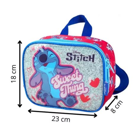 Lancheira Térmica Escolar Infantil Lilo Stitch Disney Loja ABC