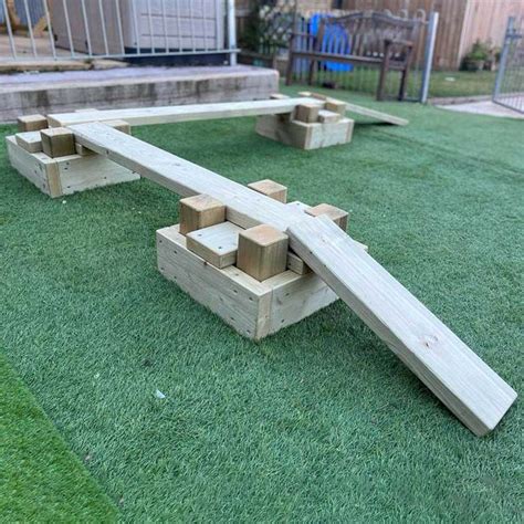 Playground Balance Beam Course Precision Timber