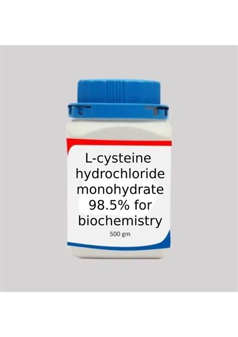 L Cysteine Hydrochloride Monohydrate For Biochemistry For