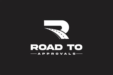 R road construction logo design 21499166 Vector Art at Vecteezy