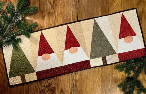 Balsam Gnomes Table Runner Quilt Artofit