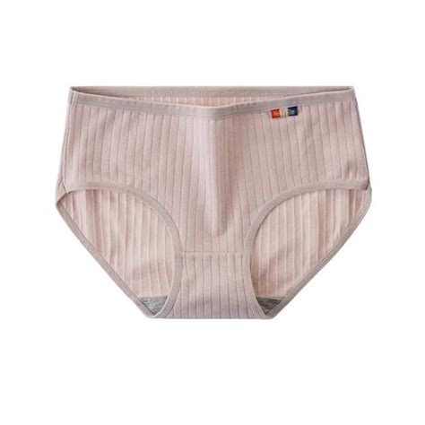 Sous V Tements En Coton Sans Couture Pour Femme Culotte Sexy Respirante Couleur Unie Lingerie