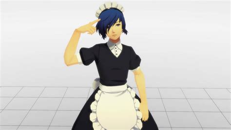 Persona Mmd Makoto Yuki Maid Crossdress Dl By Nobodypls On Deviantart