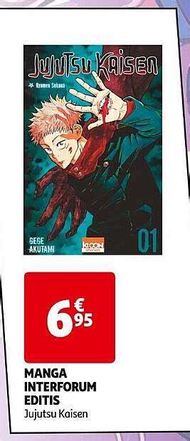 Promo Manga Interforum Editis Jujutsu Kaisen Chez Auchan ICatalogue Fr