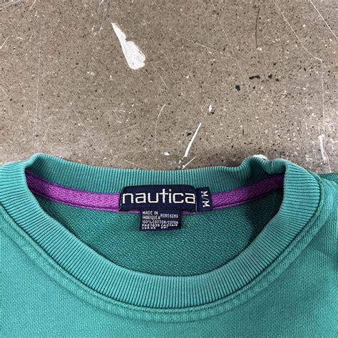 Vintage S Embroidered Nautica Crewneck Sweatshirt Depop