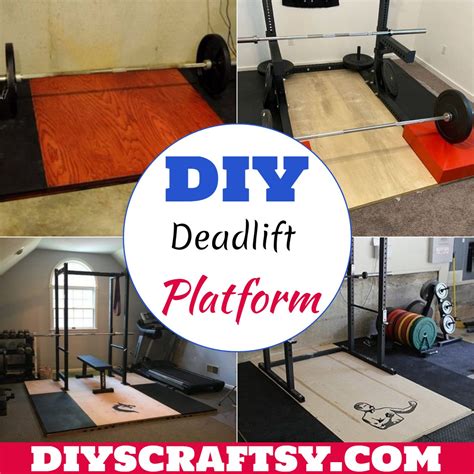 15 Diy Deadlift Platform Diy Weightlifting Platform Diyscraftsy