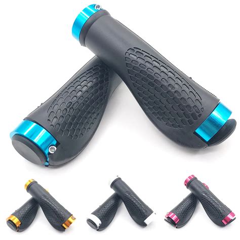 1 Pair Mountain Road Bicycle Handlebar Grips Ergonomic Rubber Bike Handle Grips Cycling Riding ...