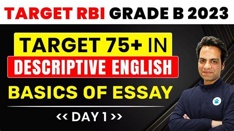 RBI Grade B Descriptive English Preparation Essay Precis Writing