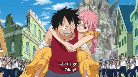 One Piece Rebecca X Luffy