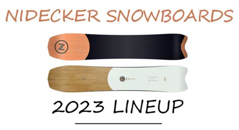 Nidecker Snowboards Overview Snowboarding Profiles