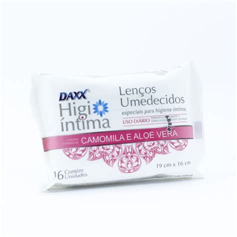 Lencos Umedecidos Intimo Daxx 16 EBC Atacado de Cosméticos