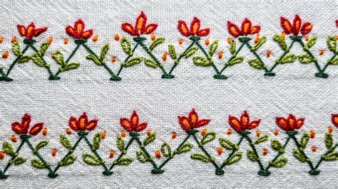 Hand Embroidery Decorative Stitches 6 Bordado A Mano Puntadas