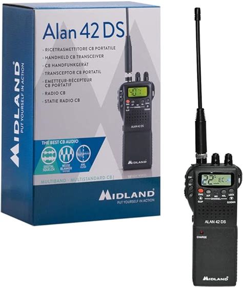 Midland Alan 42 DS CB Handheld Radio With Digital Squelch And