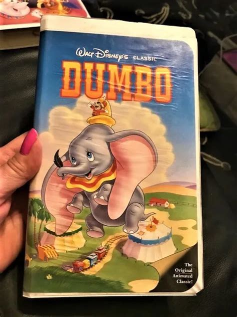 Vintage 1991 Dumbo Walt Disney Vhs Rare Black Diamond Classic £3736