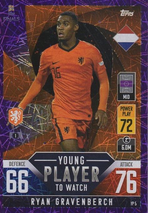 Topps Match Attax Road To Nations League Finals Purple Parallel