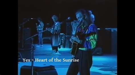 Yes Heart Of The Sunrise 1991 Live Video From The Union Tour